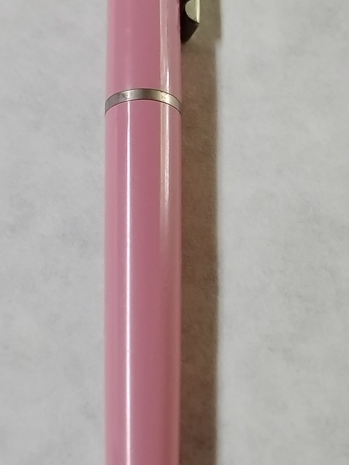 Vintage Paper Mate Vintage Double Heart Pink Ballpoint Pen #F4