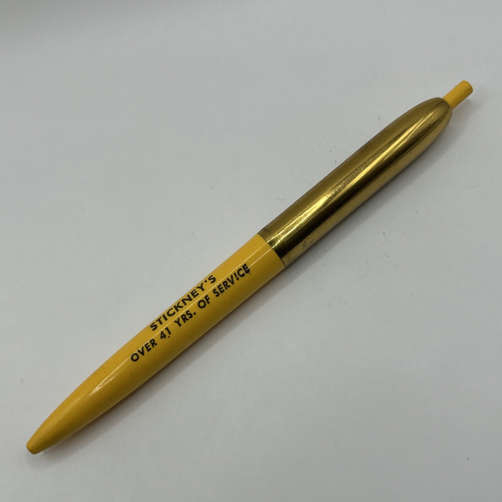 VTG c1950s Ballpoint Pen UNITED STATES RUBBER STICKNEY’S Sidney, NE