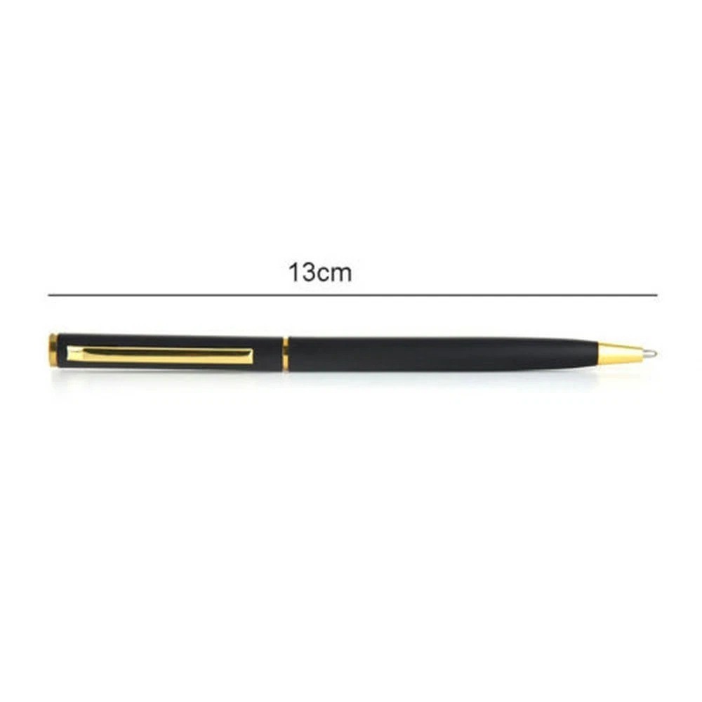 Stainless Steel Ballpoint Pen Ball Point Writing Pen Student Stationery Retro