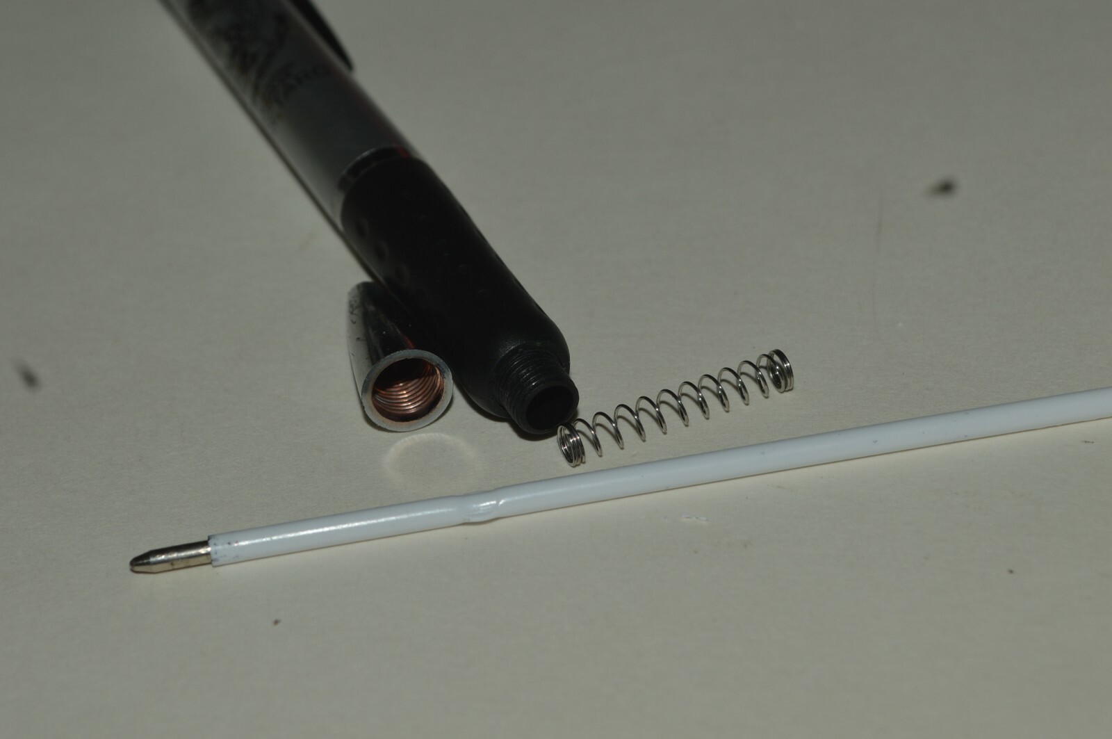 Vintage Estado De Queretaro Mexico Promo Ballpoint Pen Gray Barrel All Plastic