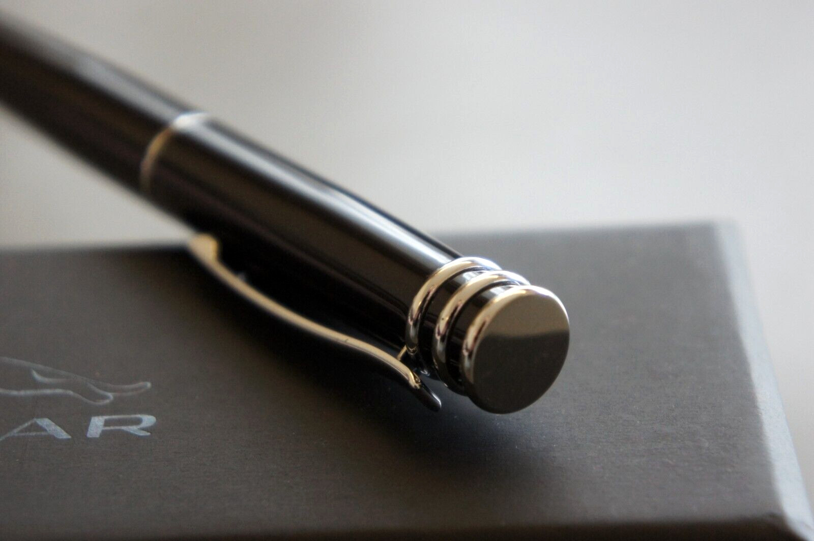 New Porsche Driver’s Selection Black Plastic Signature Ballpoint Roller Ball Pen
