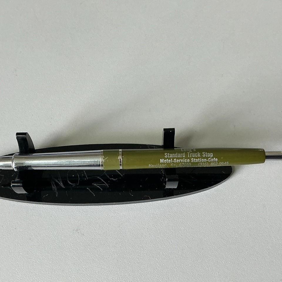 VTG Saleswinner Ballpoint Pen – Long’s Standard Truck Stop Haviland Kansas