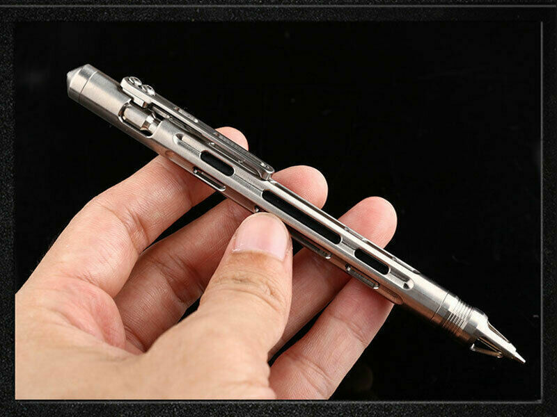 TC4 Titanium 0.5mm mechanical Pencil Pen EDC Tools Pocket Multi Tactical Pen New
