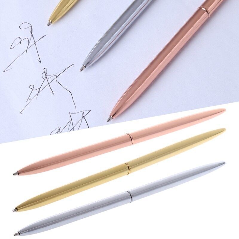 Metal Ballpoint Pen Slim Ball Pen Business Writing Office School Supplies
