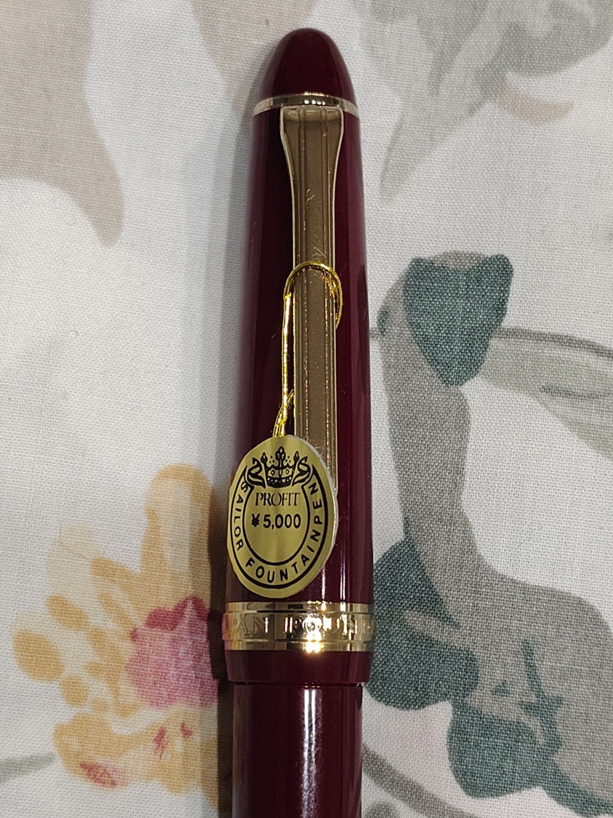 SAILOR FOUNDED 1911 BORDEAUX RESIN ROLLER BALL PEN MADE IN JAPAN