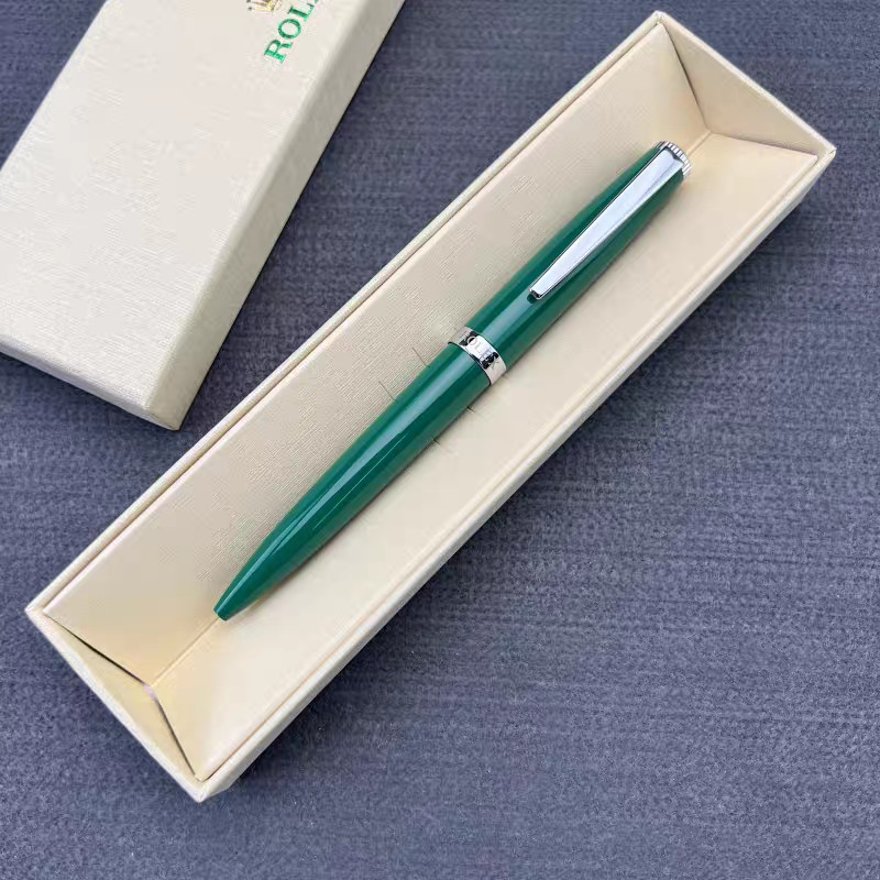 Rolex Emerald Green Twist Ballpoint Pen New with Box VIP Gift US Stock