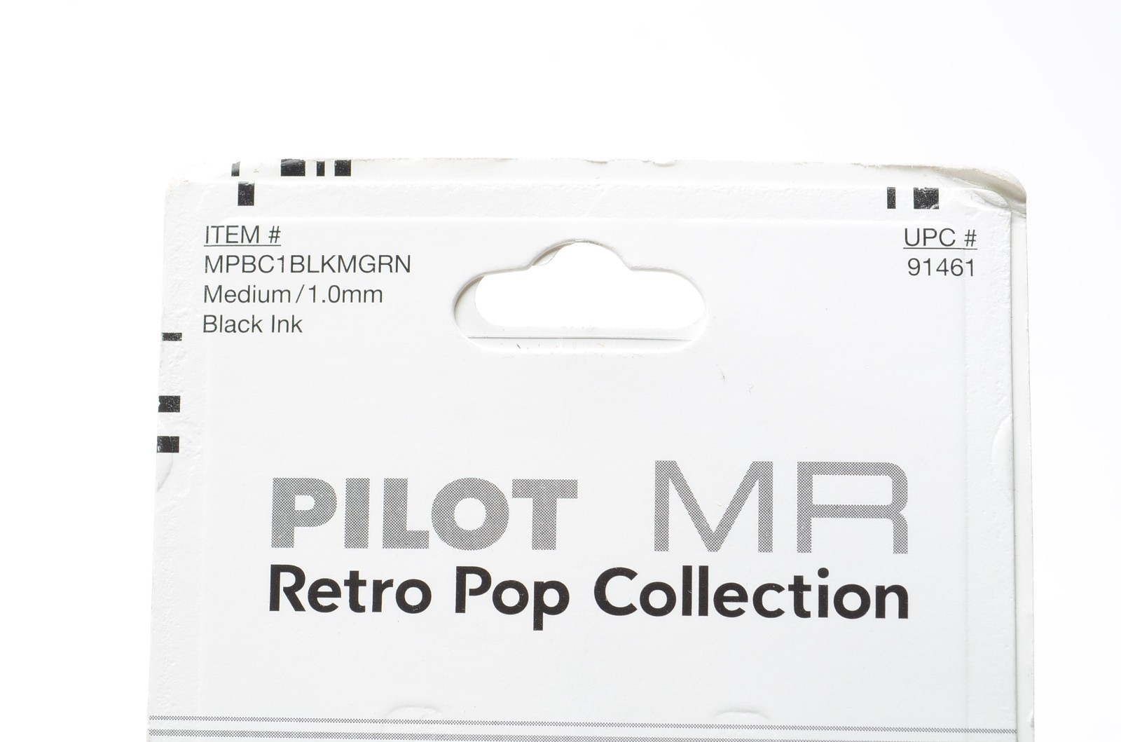 Pilot MR Retro Pop Ballpoint Pen Green Black Ink Medium 1.0mm New Sealed