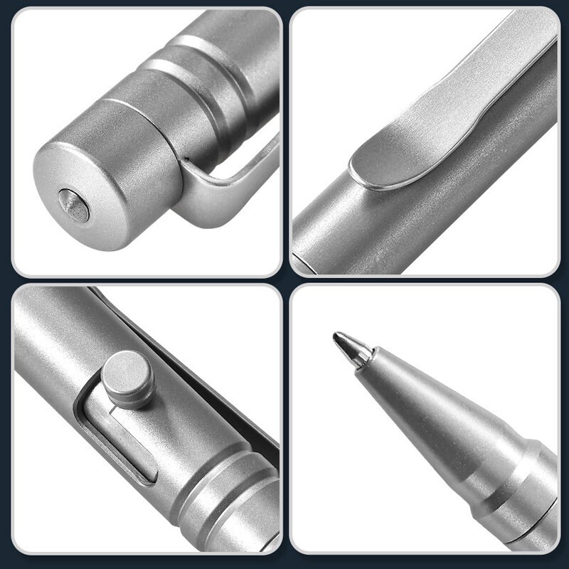 EDC Titanium Alloy Practical Ball Pen Pocket Signature Tactical Ballpoint Pen