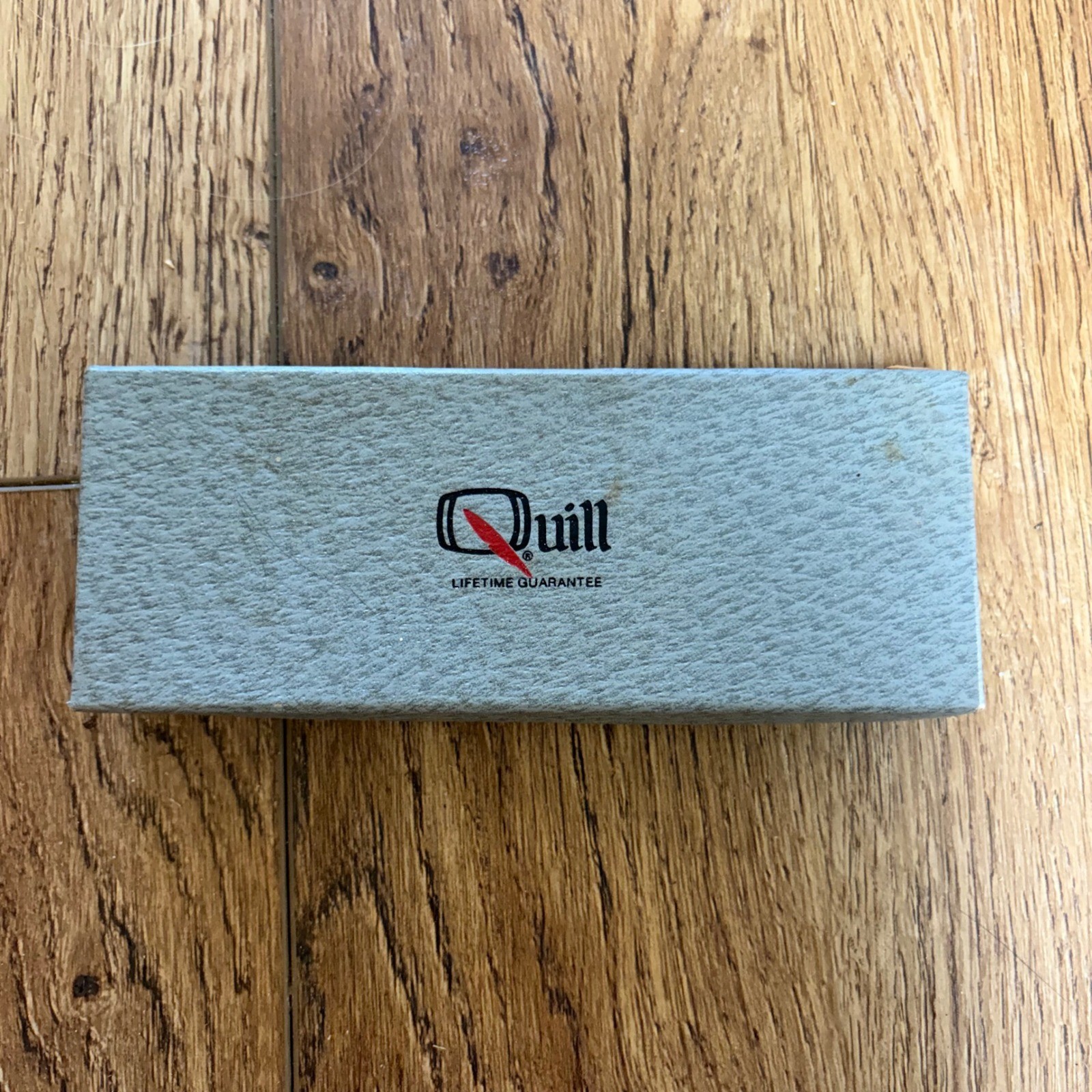 Vintage Quill Ballpoint Pen Matte Black Gold Trim Distribution Conference 1991