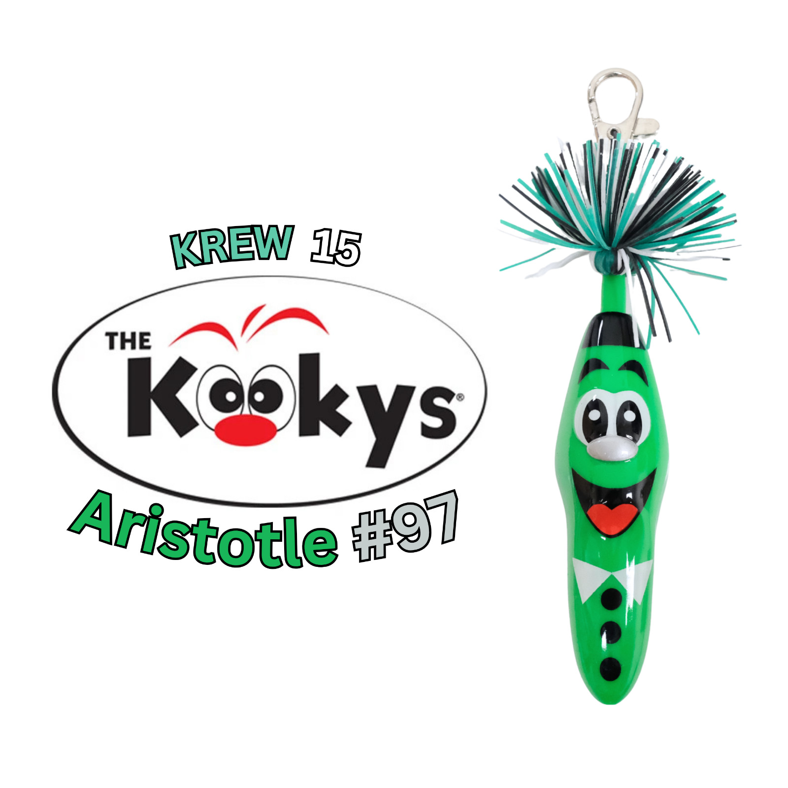 Kooky Klicker Kollectible Key Chain Ball Point Pen | KREW 15 | Aristotle #97