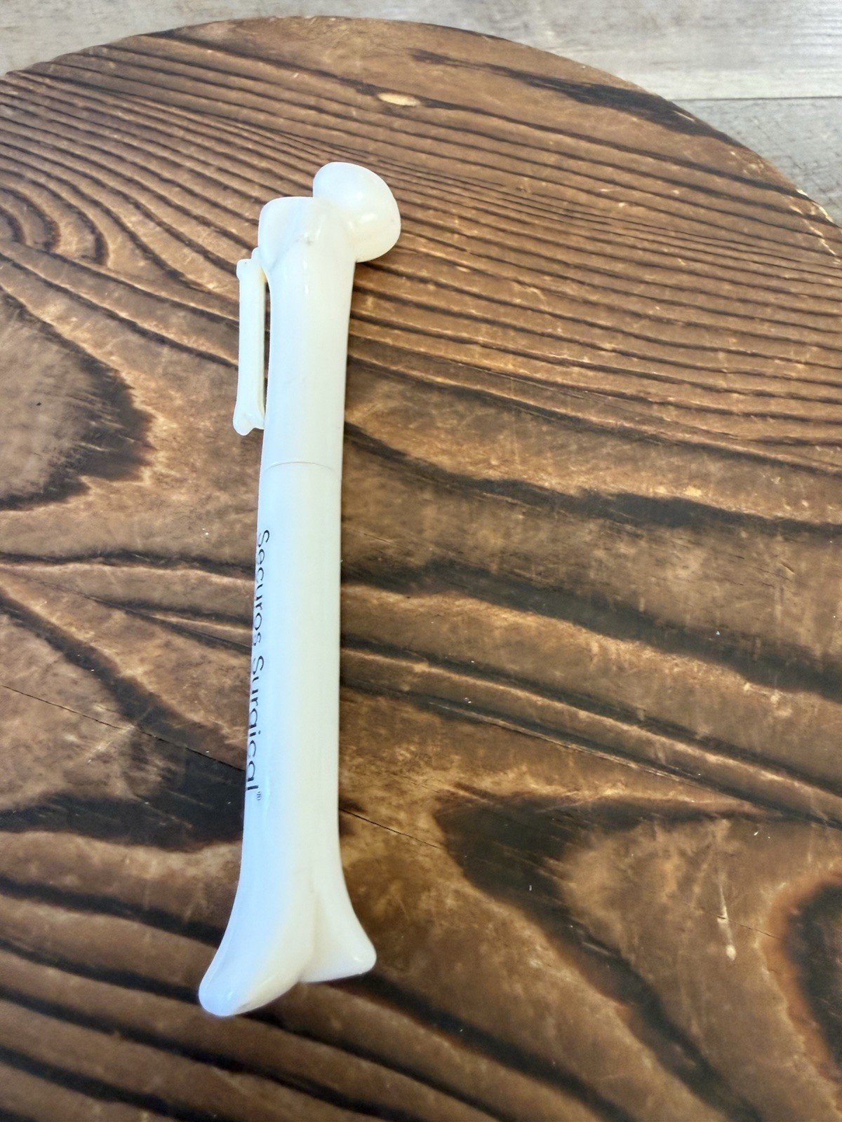 Securos Surgical ~ Branded Novelty Bone Pen ~ Vintage