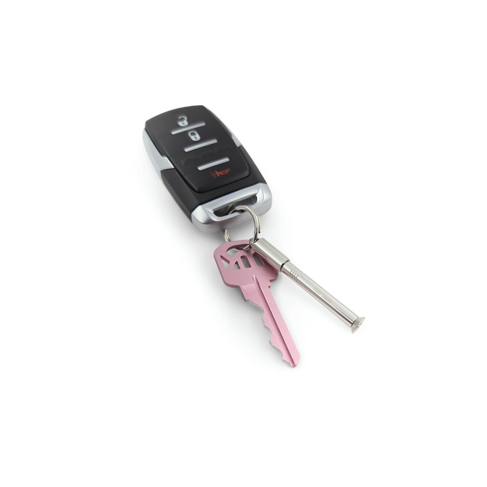 Keychain Tiny Pen – Ballpoint Mini Writing Instrument – Stainless Steel EDC Tool