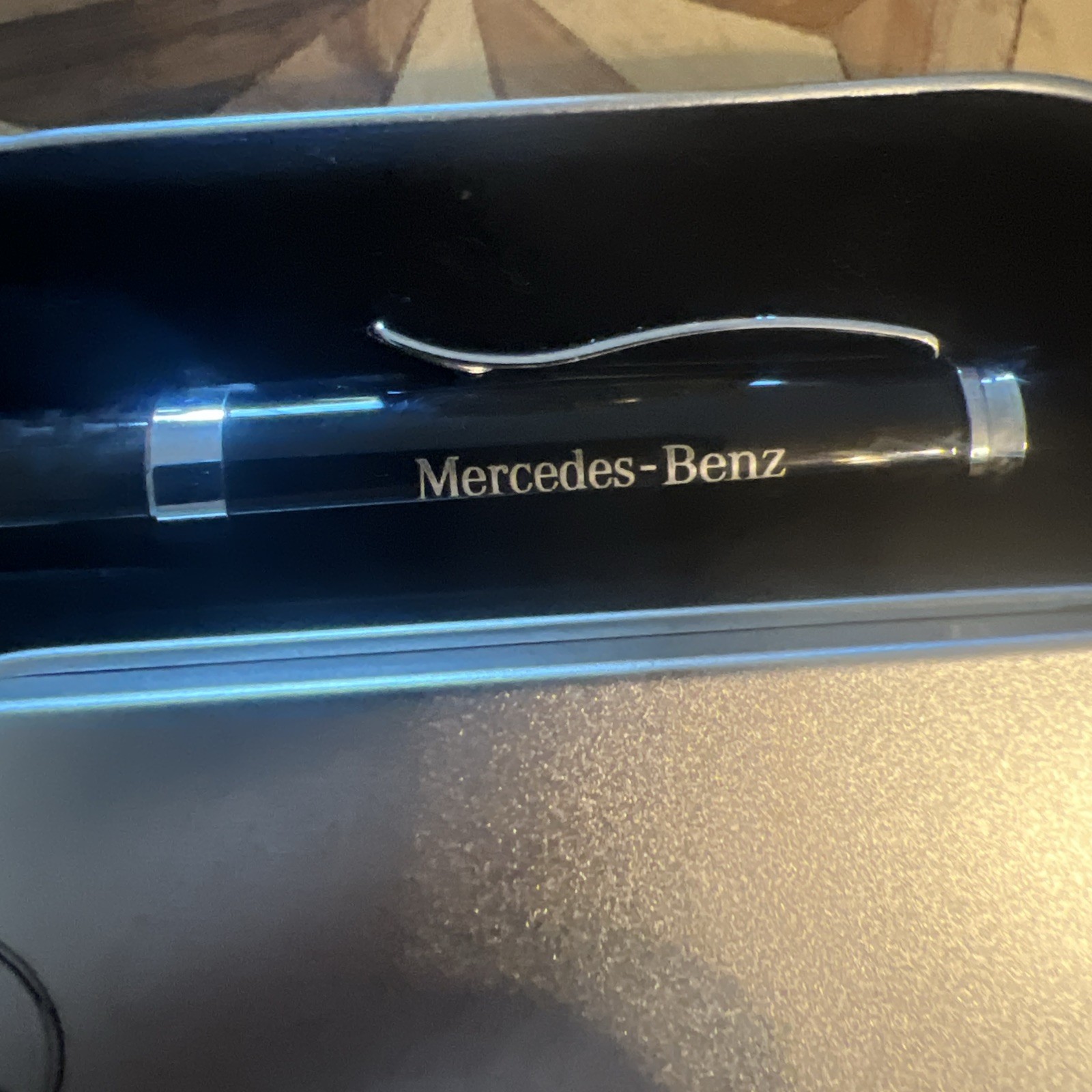 Mercedes-Benz Ballpoint Pen w/ Case -Fast Ship!