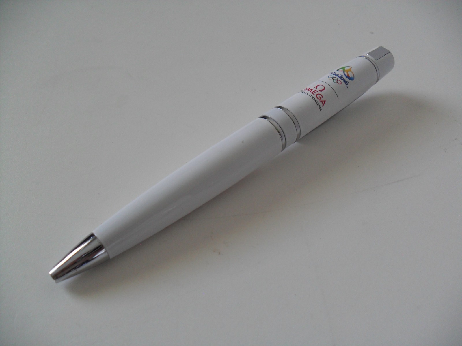 OMEGA Pen RIO 2016 Olympics RARE Limited Edition «OFFICIAL TIMEKEEPER» Good Cond