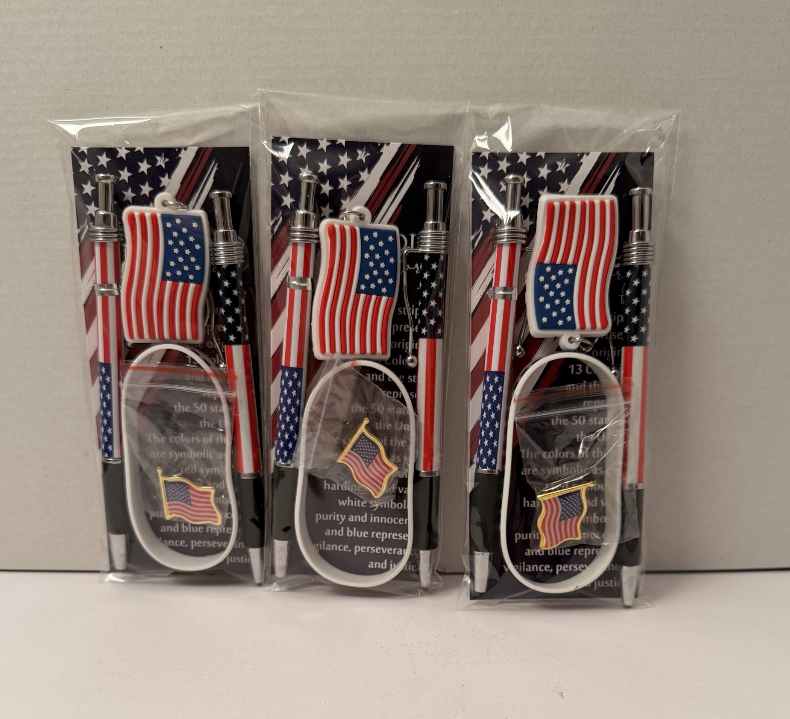 Patriotic USA American Gift Set (3 sets)