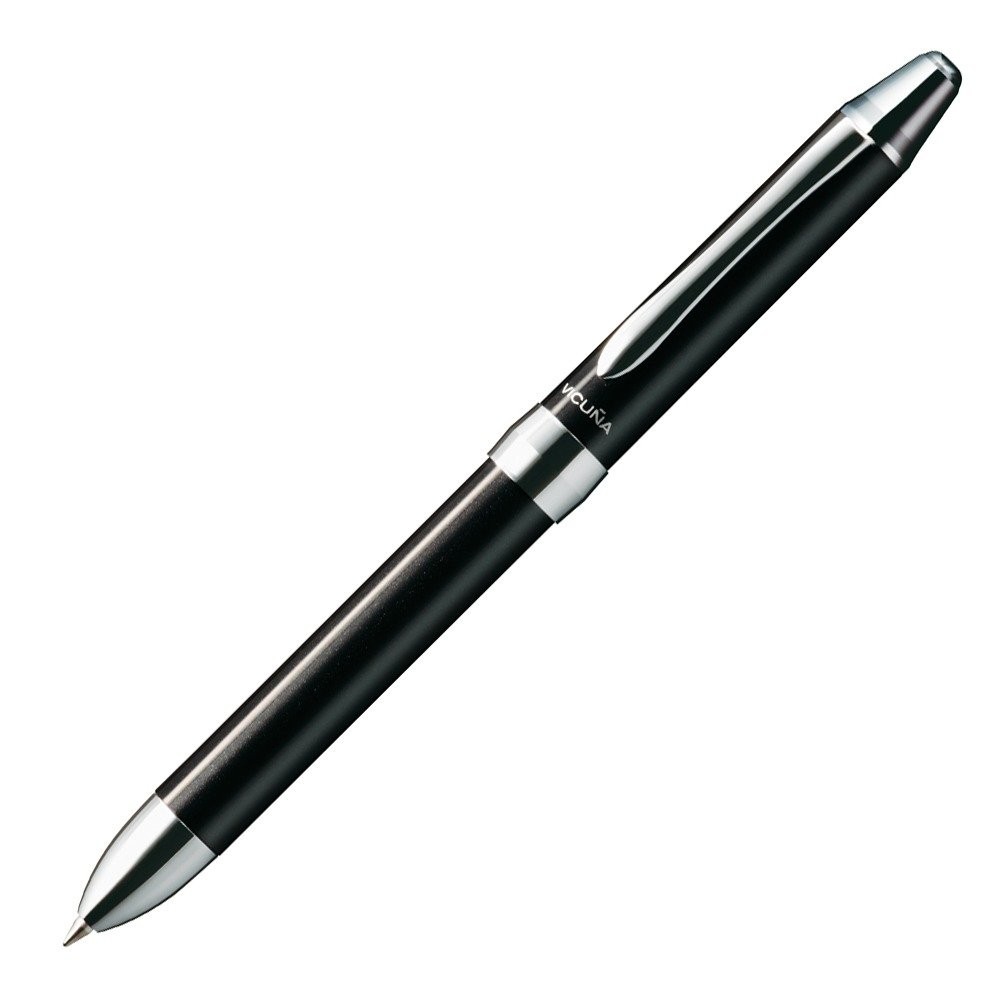 Vicunia EX Multi Functional Ballpoint Pen Black Red Mechanical Pencil 5.3 Inch