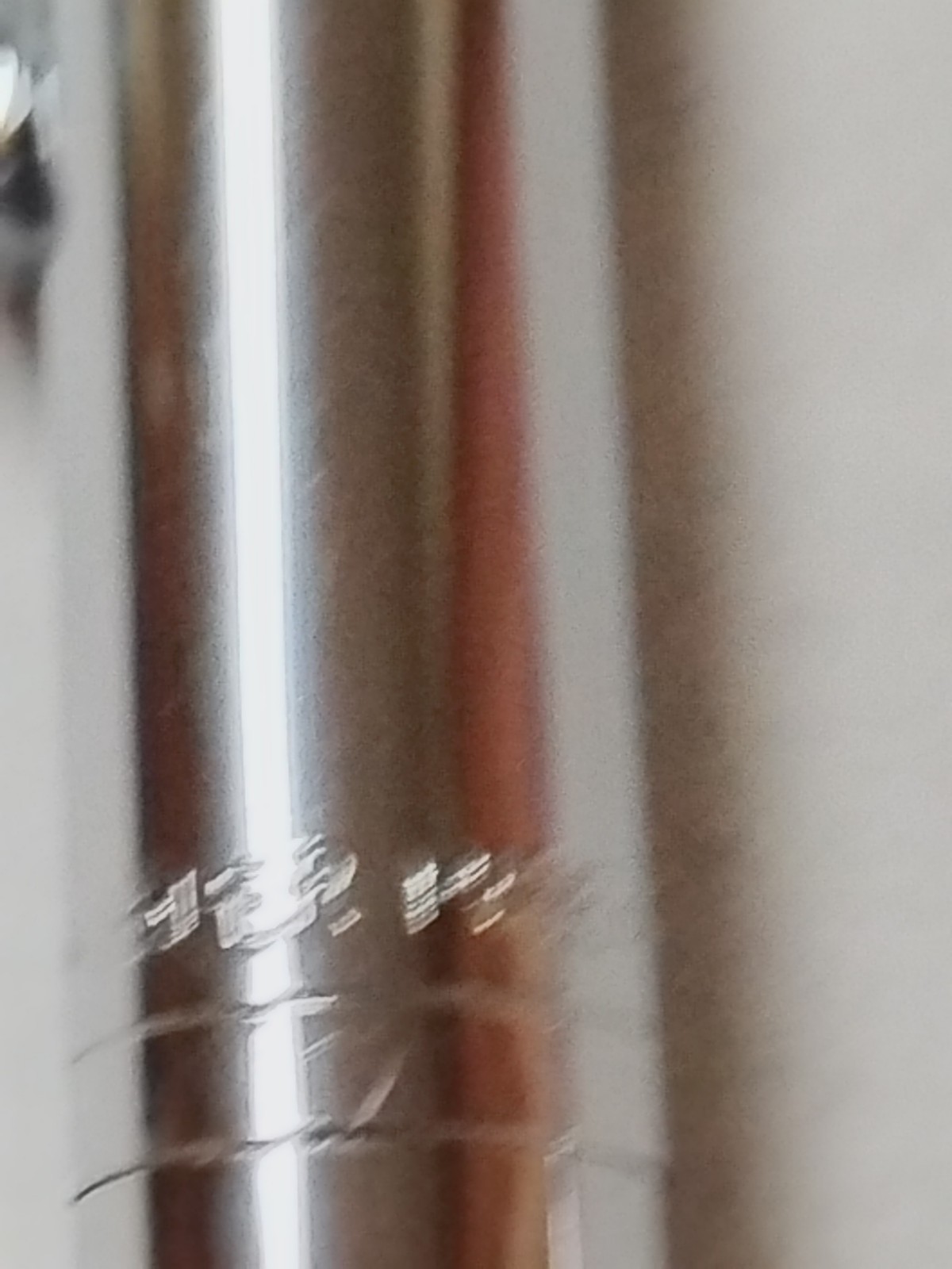 Vintage PAPER MATE Profile Slim Grip Ballpoint Pen All Chrome Made In Mexico #C6