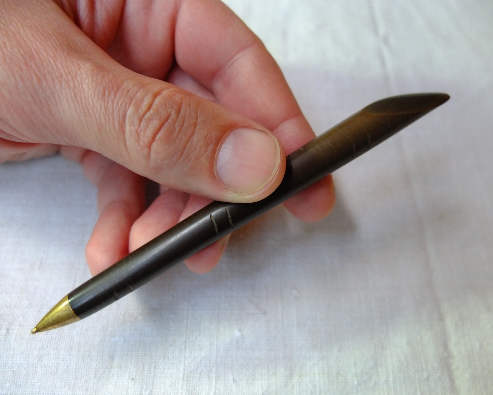 Vintage Soviet ballpoint pen, USSR 60s, possibly bakelite, good condition, RARE