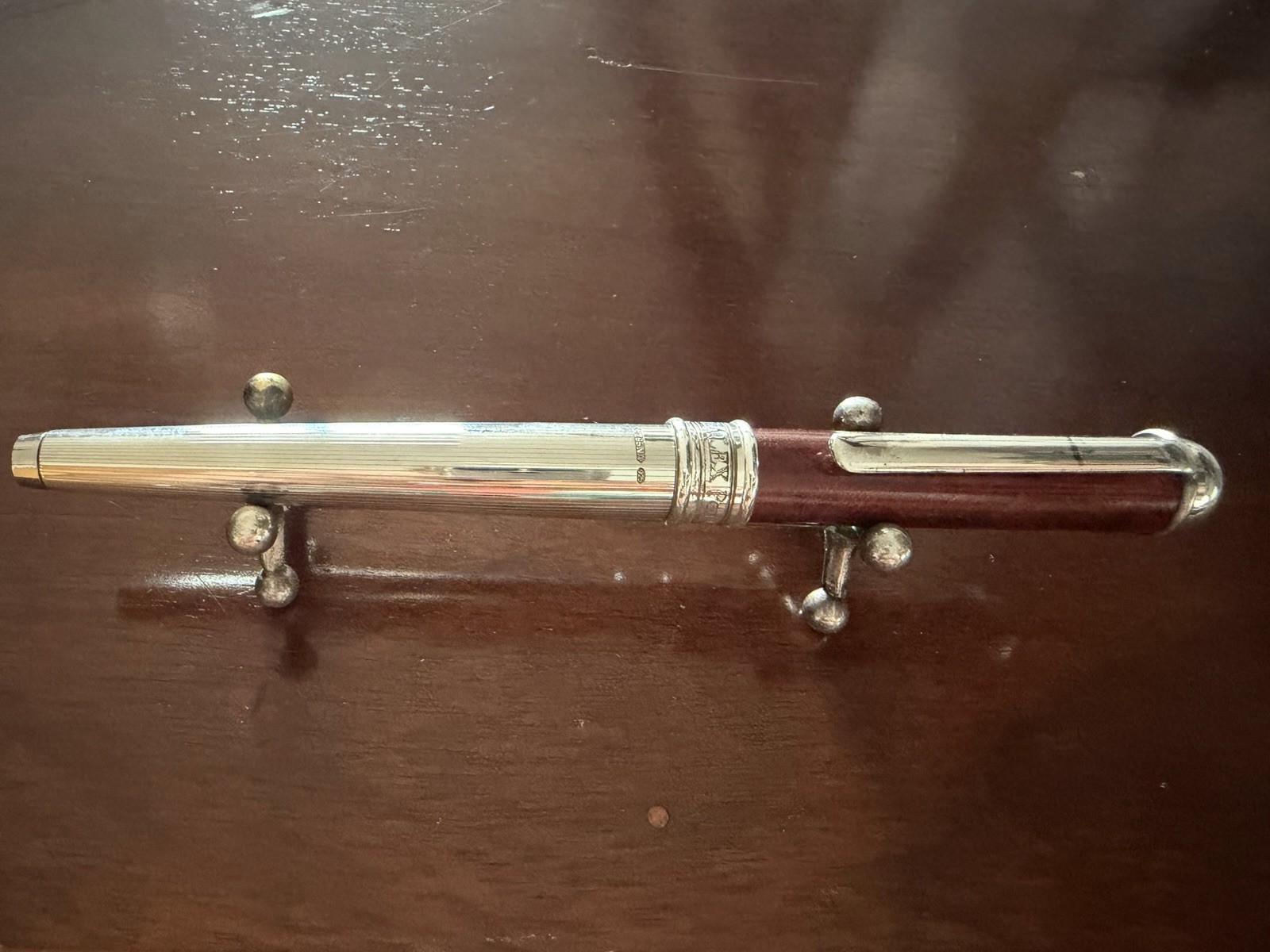 LALEX PEN CO. Solid Silver 925 Fountain Pen With Box Guarantee Vintage ’80