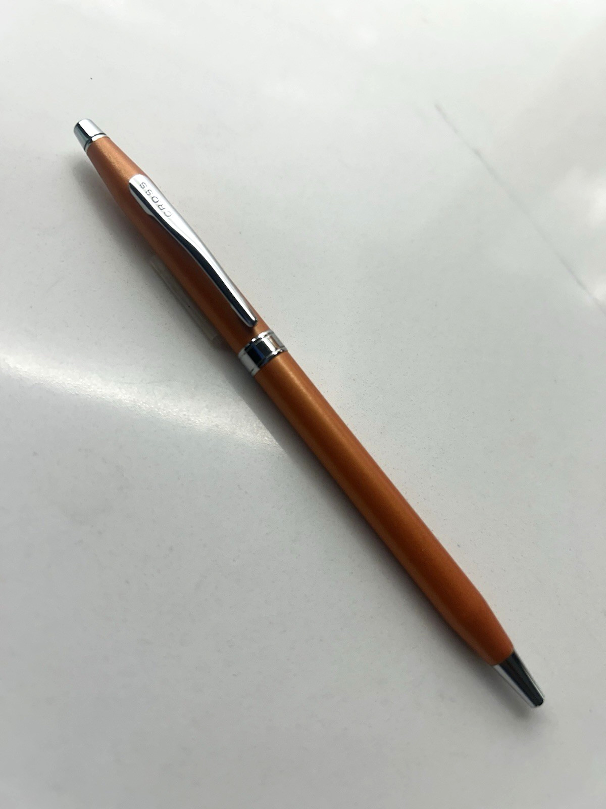 Cross Century Classic Orange Black Ink Writing Ballpoint Pen