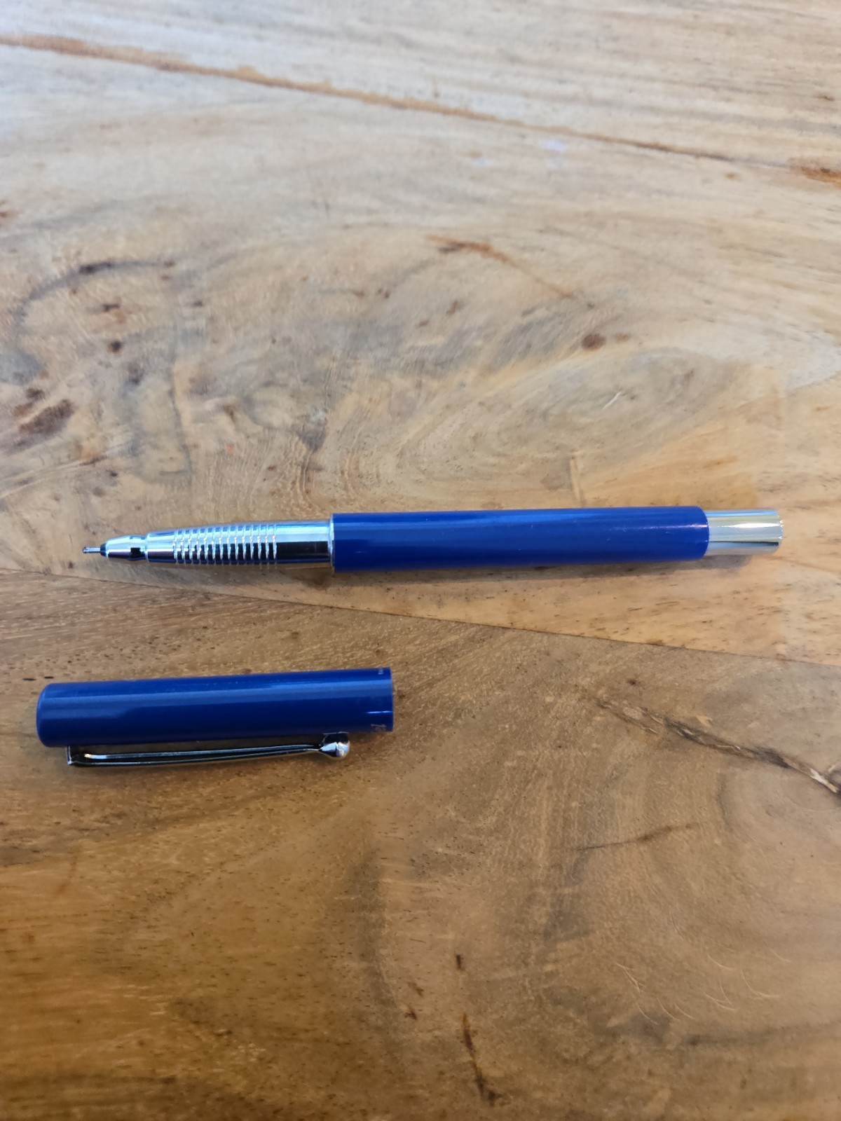 Vintage Unique Rare Pilot Execu Gel Rollerball Blue Pen Black Ink Execugel