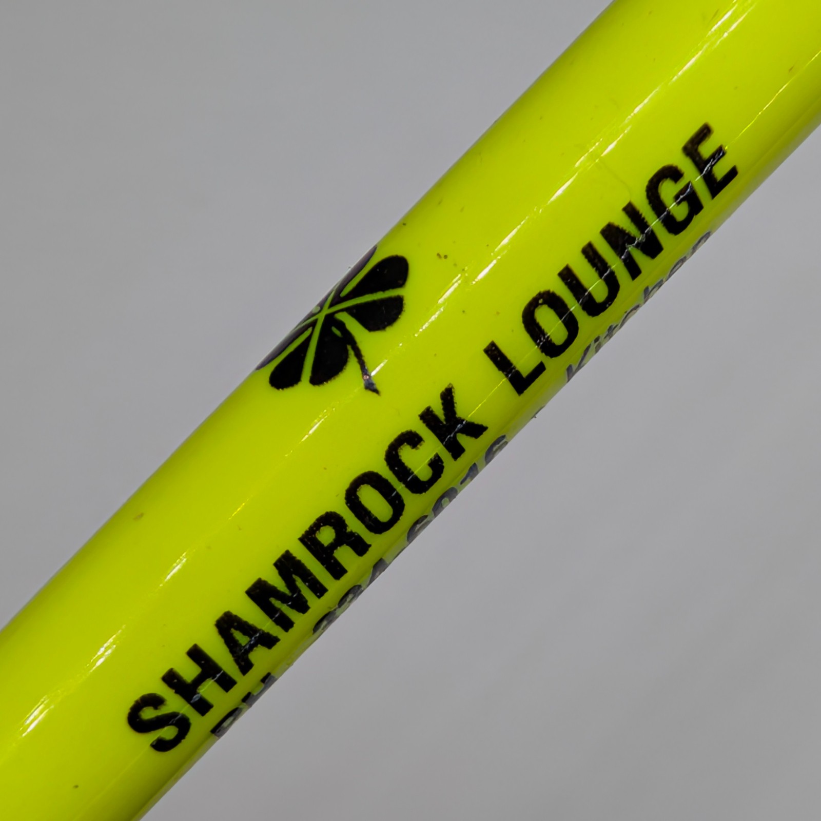 c1970s Shamrock Lounge Kitchen Bar Irish Clover Advertising Ballpoint Pen
