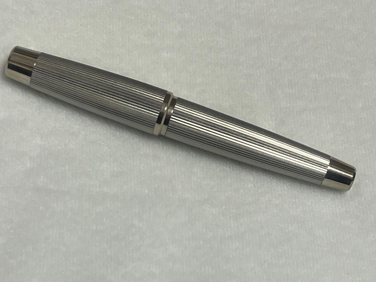 Breitling Silver Stripe Rollerball Pen Leather Case