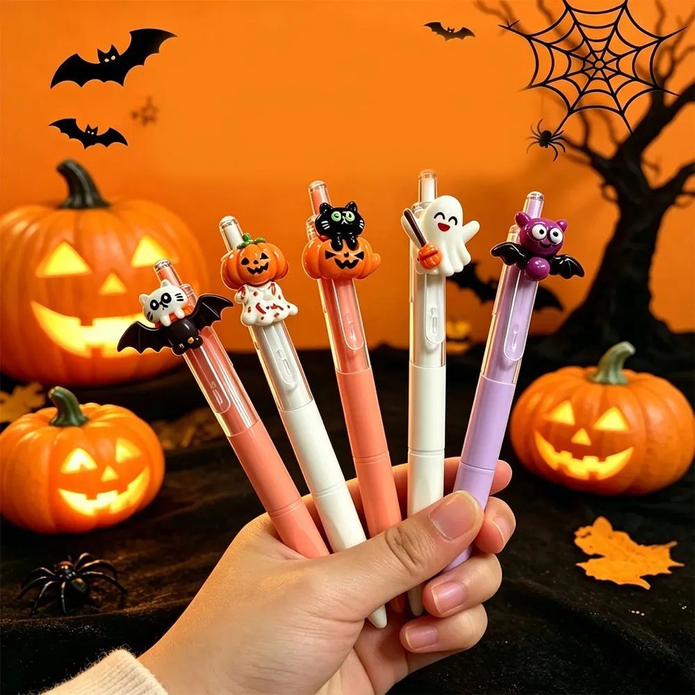 5/10PCS Cartoon Ballpoint Pens Press Style Student Reward School Gift Pens
