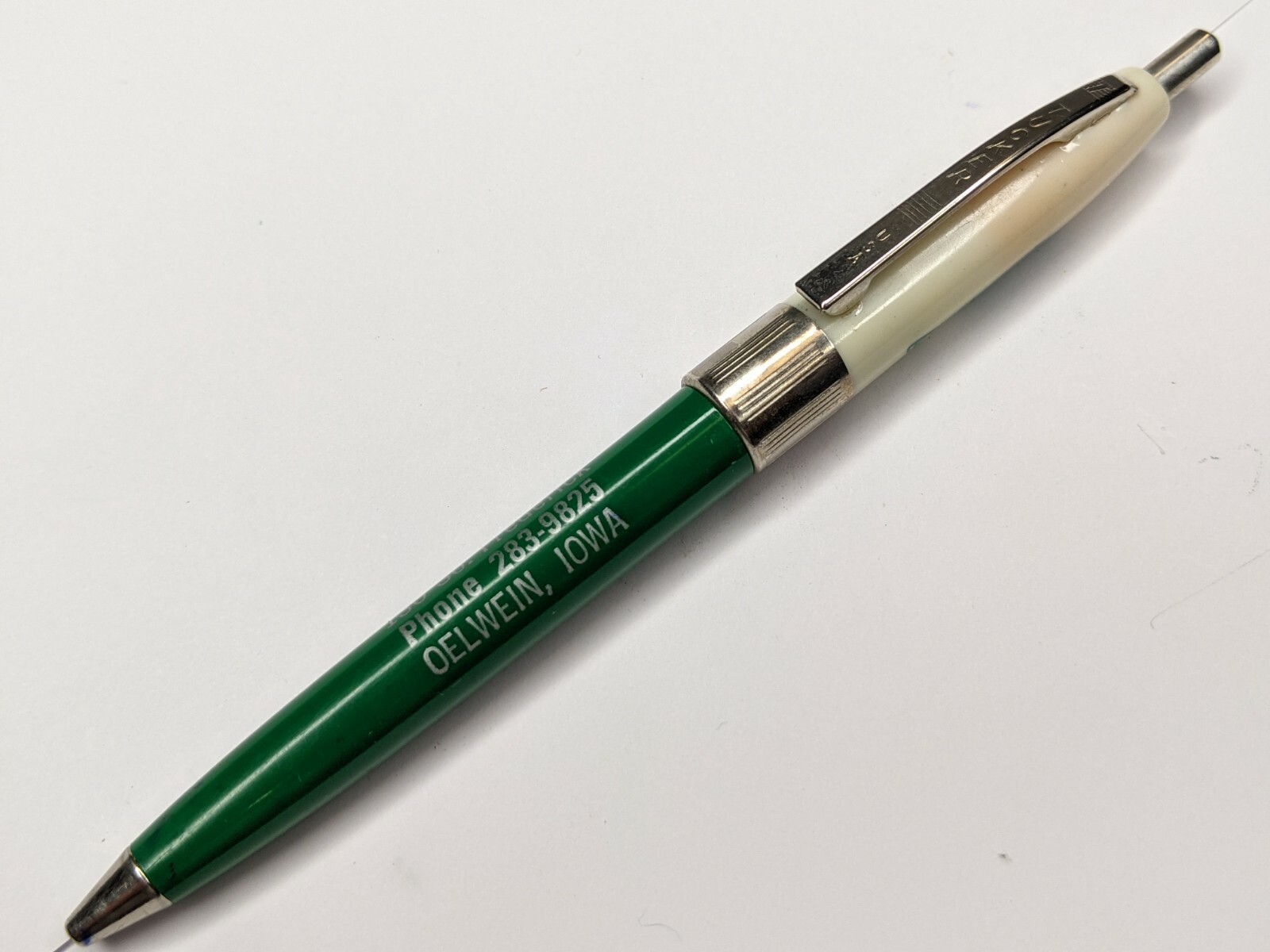 Oelwein, Iowa Quaker State Motor Oil Advertising Pen Stan’s Standard Service G25