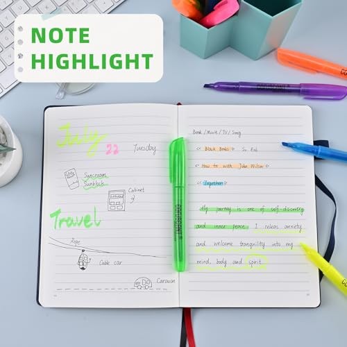 Highlighter – 100 pack color highlighter, color 1 Count (Pack of 100)