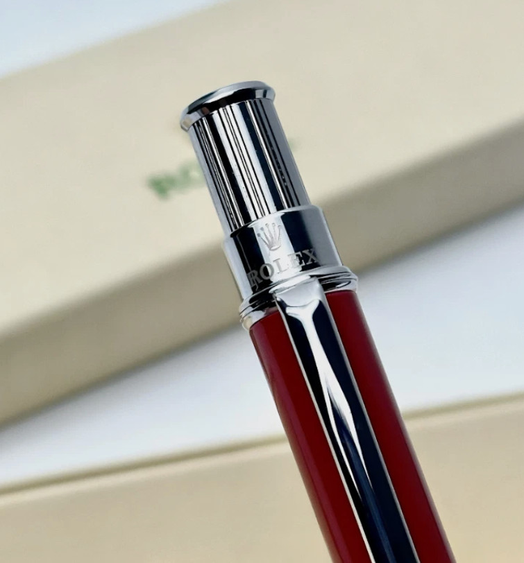 New 2026 Rolex Red Ruby Oyster – Ballpoint Pen – Full Box with Pouch VIP Gift