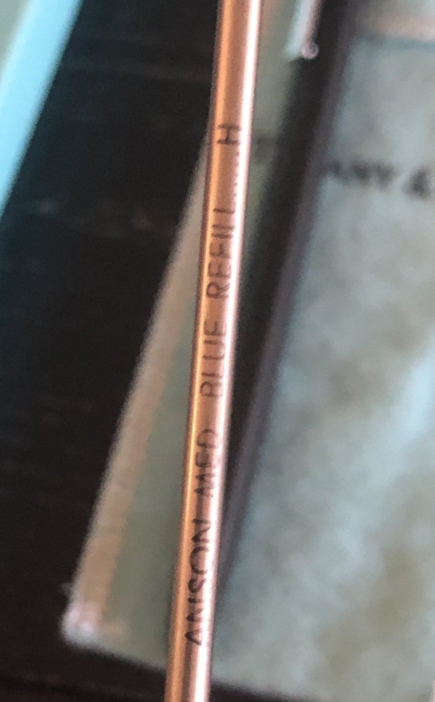 Original Tiffany & Co. Sterling Silver 925 & Black Matte T- Clip Pen And Box