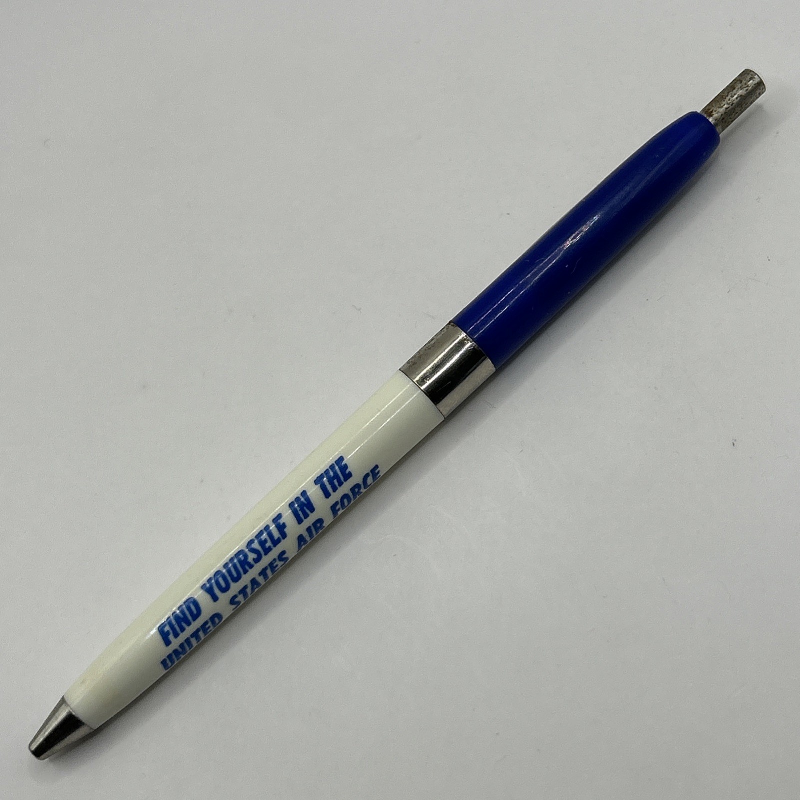 VTG c1970s Ballpoint Pen FIND YOURSELF IN THE UNITED STATES AIR FORCE
