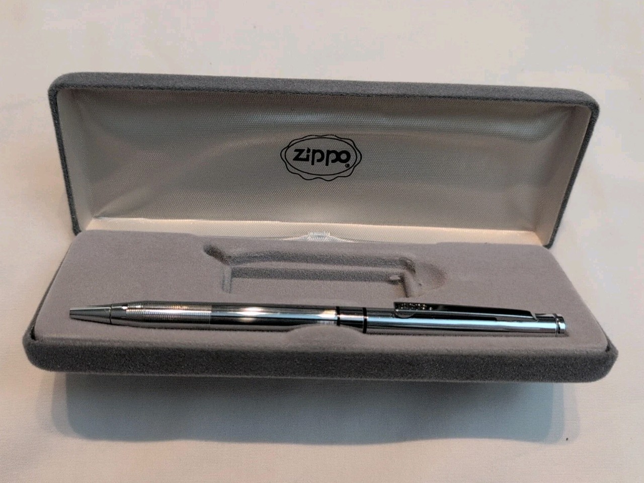 Zippo Pen Only Silver Tone in Case Ink Dry