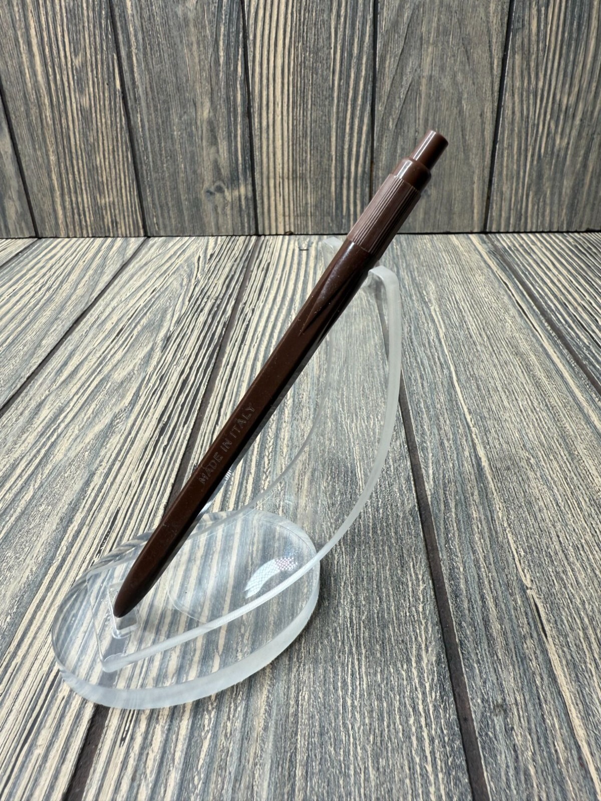 Vintage St. Anthony Intercontinental Made In Italy Brown Pen