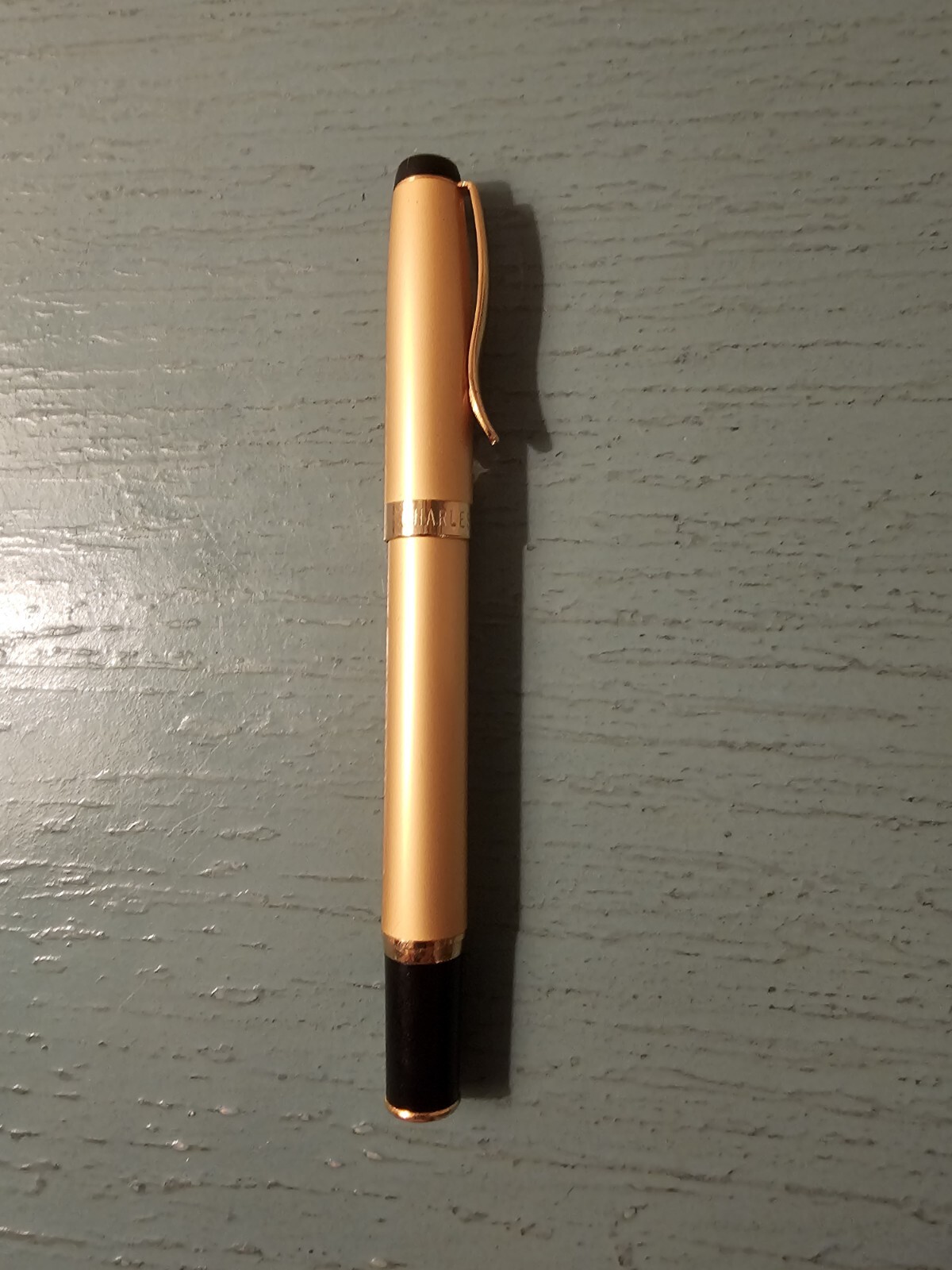 Vintage Charles Hubert Paris GoldTone Roller Ball Pen-Very Good