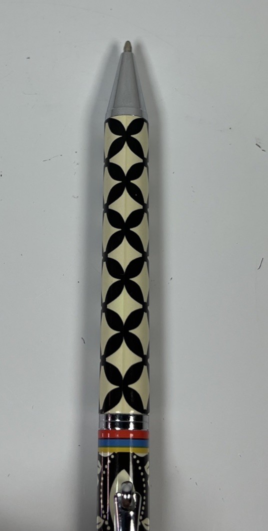 Vera Bradley Black & White Black Ink Ballpoint Pen