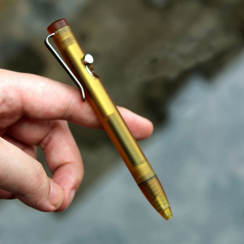 Titanium Pocket Polyetherimide ULTEM Rollerball Pen Ballpoint GelPenG2Refills