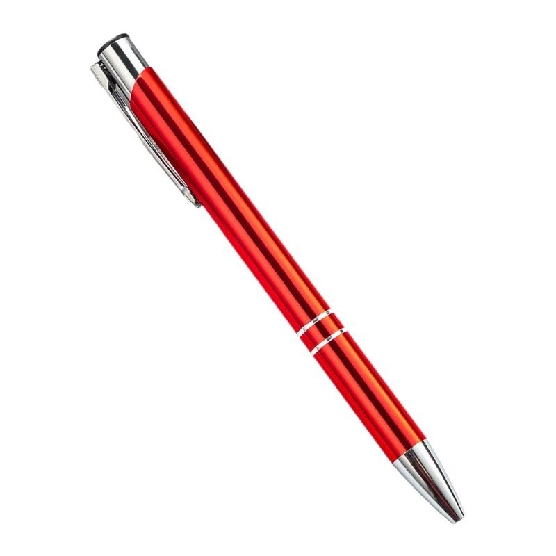 Luxury Full Metal Ballpoint Pen 1mm Black Ink Gel Pen Office Writing Stationery