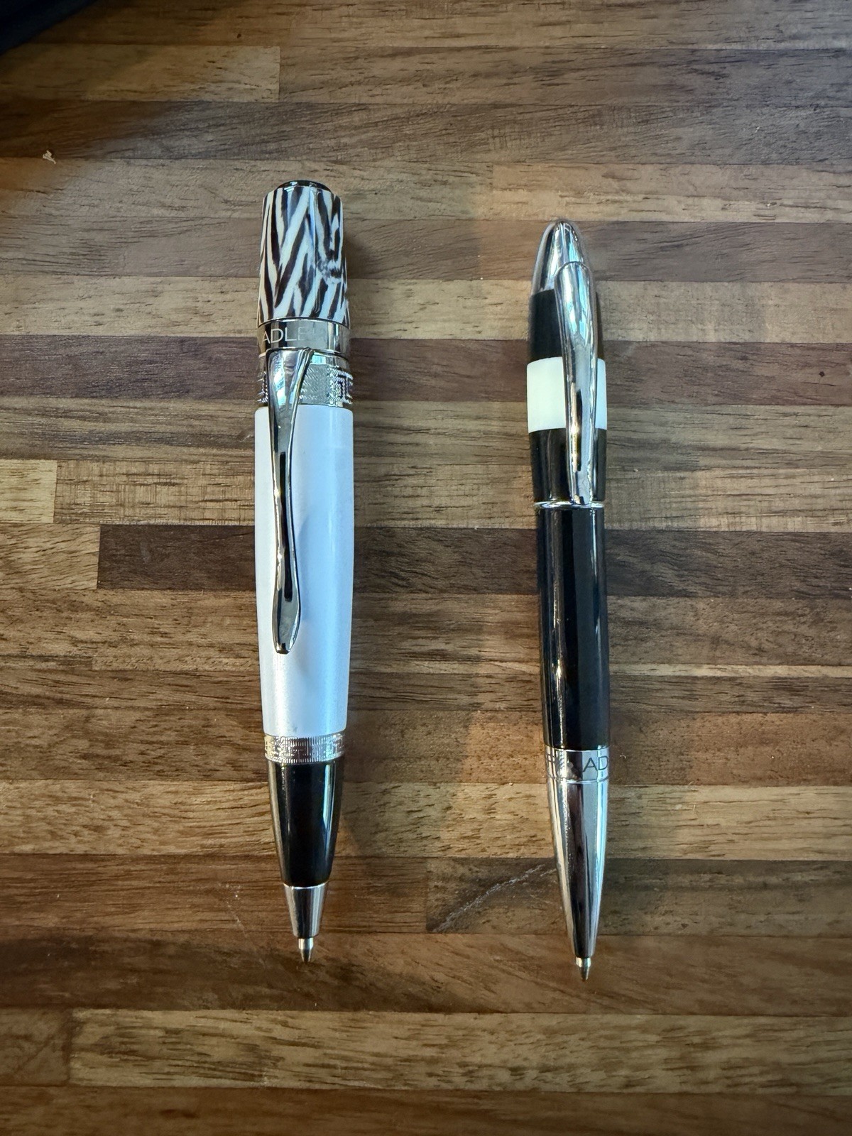 Lot Of 6 Ornate Adler Ballpoint Pens W Box
