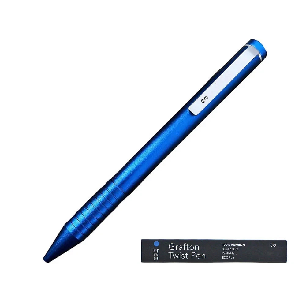 Everyman Grafton EDC Pen Super Matte Aluminum Limited Edition Aegean