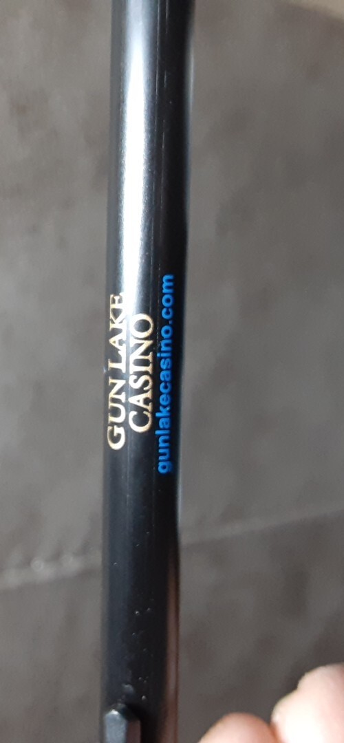 74 Lot Gun Lake Casino Michigan Black Bic 1st Year Open Pen Pens 60 W Caps 14 No
