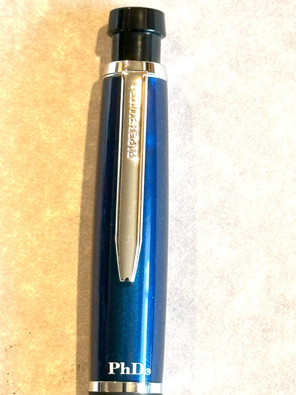 Paper Mate PhD Midnight Blue Ballpoint Pen, New (Old Stock), new cartridge!