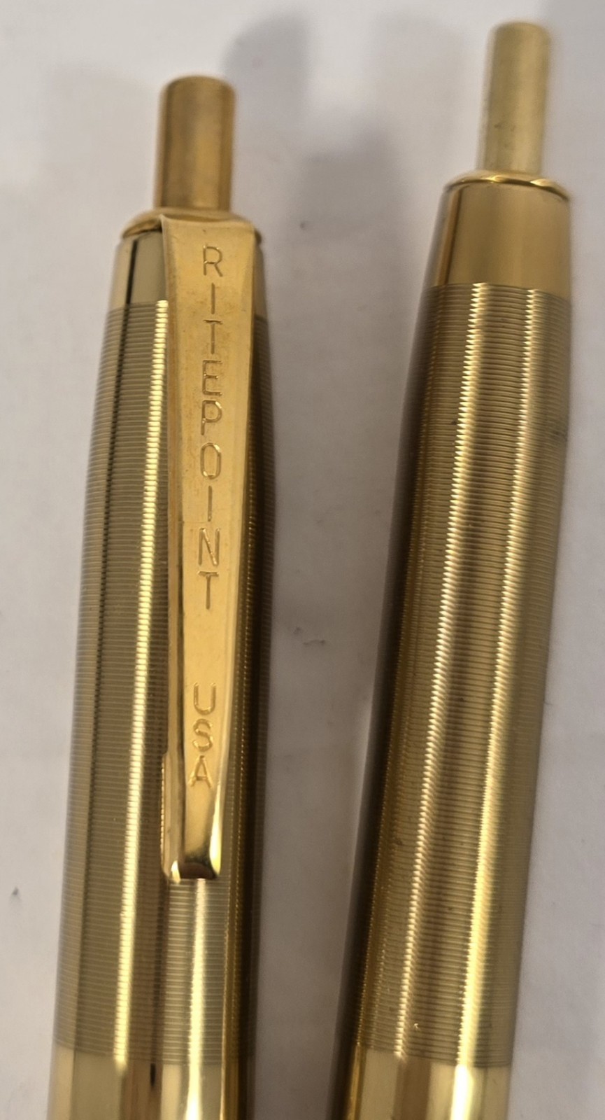 Vintage Ritepoint Gold Pen Set