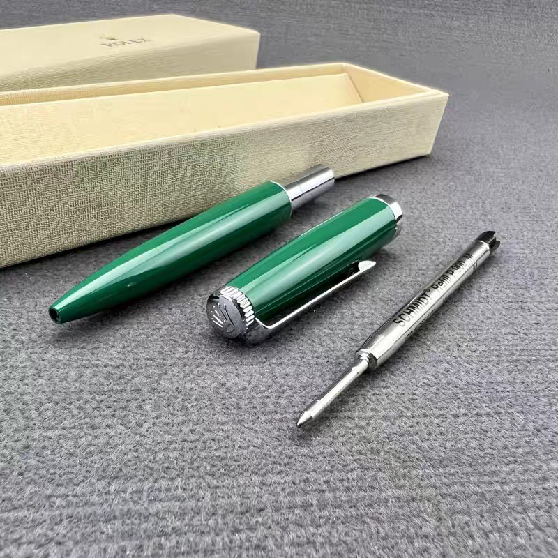 Rolex Emerald Green Twist Ballpoint Pen New with Box VIP Gift US Stock