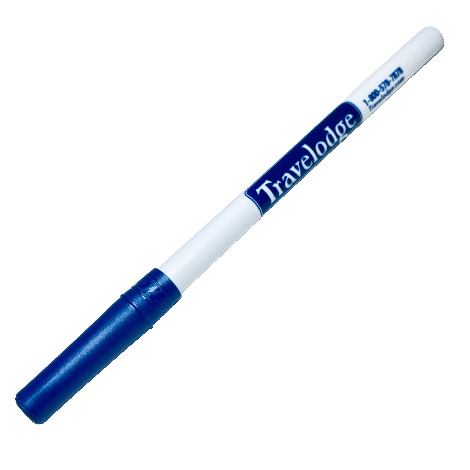 Vtg Bic Pen Promo Travelodge Branded Logo Hotel Blue Ink Travel Ballpoint Cap z