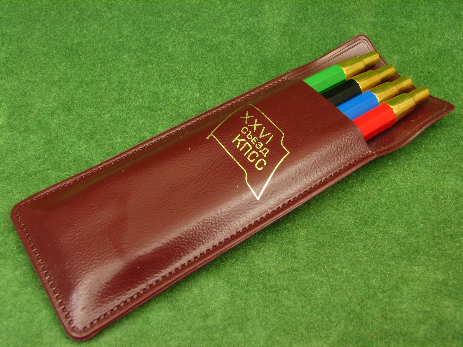 Vintage Ballpoint Pens SET MOSCOW Soyuz USSR 1980s NOS