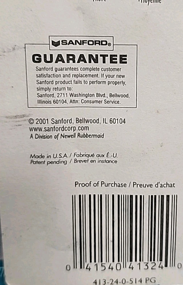 2001-2PK-SANFORD PAPER MATE SILK WRITER MED. BALL POINT PENS; USA; VINTAGE NOS