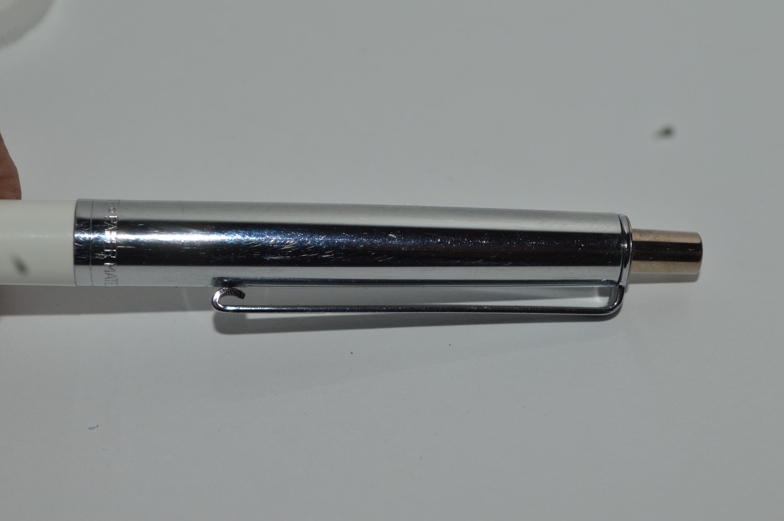 PAPER MATE Profile #2 Regular Grip Ballpoint Pen White Barrel Mexico Made 1990’s