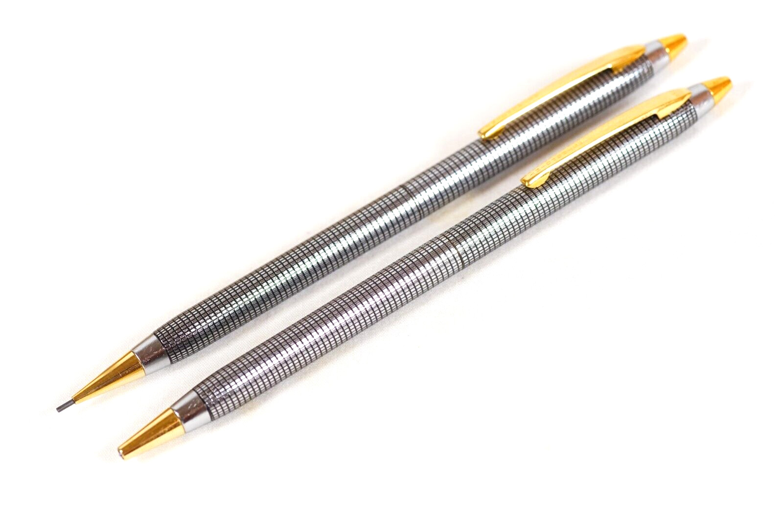 Bradley Astropoint Check Mates Pen & Mechanical Pencil Set Chess Inspired RARE!
